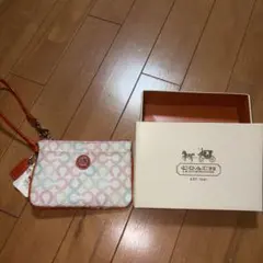 COACH ウェイバリー デージー スモール リストレット コーチポーチ