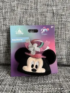 【香港ディズニー20周年記念】イヤーハット型バックチャーム ミッキー