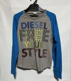 DIESEL ディーゼル　長袖Tシャツ　ロンT カットオフT　サイズM