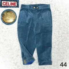 CELINE 70s コーデュロイ ハーフパンツ ブルーグリーン 44 イタリアのサムネイル
