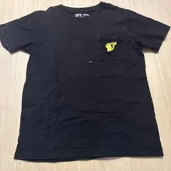 UNIQLO UT ポケモン ピカチュウ ポケットTシャツ 黒140サイズのサムネイル