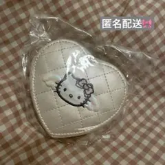 ハローキティ キルティングハートコインケース エンジェル ホワイト エンジェル