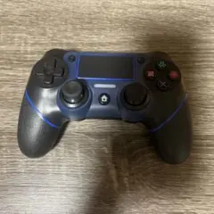 背面付きPS4 ワイヤレスコントローラー 黒と青