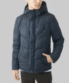 【未使用】MK MICHEL KLEIN homme スエード調ダウンジャケット