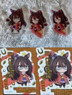 ウマ娘 エルコンドルパサー　アクリルキーホルダー ステッカー