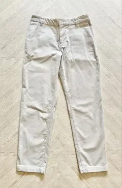 無印良品 コーデュロイストレートパンツ Lサイズ　 オフホワイト