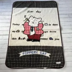 FOPPERY CAT フリースラグ　猫　ねこ　ネコ　約140 × 100cm