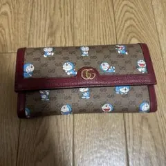 GUCCI 2つ折り 財布 ドラえもん インターロッキング PVC GG - メルカリ