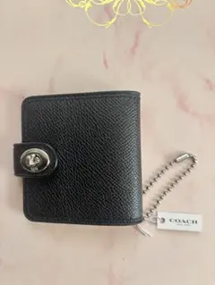 ♡COACH ブラック レザー キーケース♡