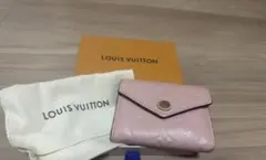 LOUIS VUITTON ピンク 三つ折り財布