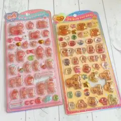 うるちゅる モンチッチ なっとうちゃん シール ボンボンドロップシール 平成