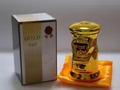 【未使用】【非売品】【郵便局限定】ゴールド貯金箱　ポスト　金GOLD140