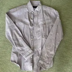 Ralph Lauren スリムフィット ボタンダウンシャツ S グレー