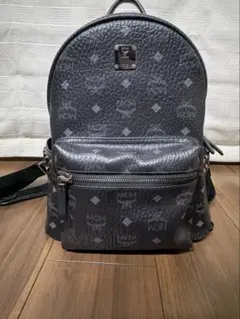 MCM スタッズ リュック バックパック ブラック
