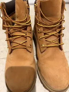 Timberland ベージュ スエード ハイカットブーツ