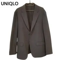 【極美品】ユニクロ　メンズ　感動ジャケット　ダークネイビー　XL