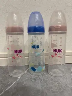 NUK 哺乳瓶 0~6ヶ月用 250mL ３本セット