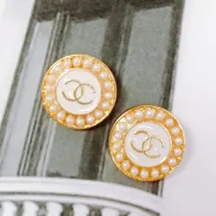 CHANEL 正規品 パール ヴィンテージ ボタン スペア