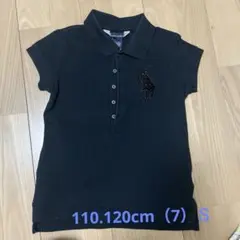 Ralph Lauren ラルフブラック ポロシャツ S(7)110.120cm