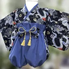 ハンドメイドベビー袴(80サイズ) お食い初め　初節句　お誕生日　お正月　お祝