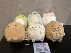 すみっコぐらし ばんざいゴムひも付きマスコット5種全種類＋1つ