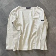現行タグ セントジェームス ウェッソン 無地 ECRU 生成りT1 フランス製