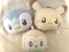 ポケピース ぬいぐるみポーチ 3個セット