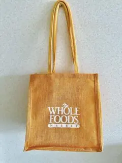 hataro様★WHOLE FOODS ジュートエコバッグ