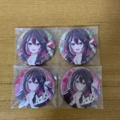 ホロライブ　バレンタイン　缶バッジ AZKi 4個セット