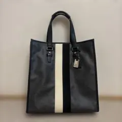 COACH トートバッグ メンズ シグネチャー ブラック