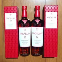 ザ・マッカラン12年 スコッチウィスキー 700ml 化粧箱付 2本セットのサムネイル