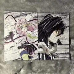 鬼滅の刃 全集中展 幕間画ポストカード 伊黒小芭内 甘露寺蜜璃