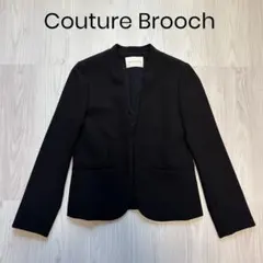 【美品】　クチュールブローチ　ノーカラージャケット　フォーマル　卒業式　入学式