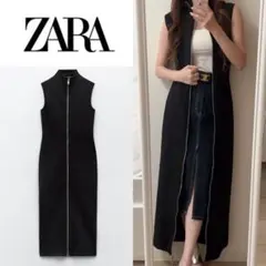 ZARA トレンチフレアミディワンピース S | Mercari