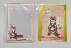 刀剣乱舞 アニカフェ 硬化ケース 箔押しカード 祢々切丸