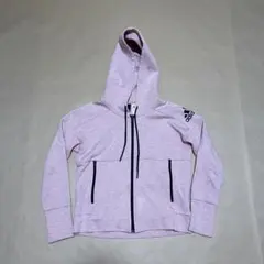 adidas アディダス ピンク フルジップパーカー Sサイズ レディース