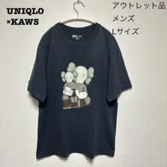 【アウトレット品】UNIQLO×KAWS メンズ Tシャツ Lサイズ