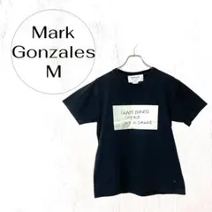 マーク・ゴンザレス ロゴTシャツ Mブラック半袖 綿100% カジュアル稲葉浩志のサムネイル