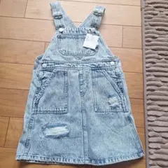 BREEZE デニム ジャンバースカート 120cm