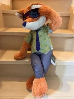 ズートピア　超超BIGぬいぐるみ　ニック　ワイルド　サングラス