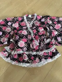 薔薇　浴衣ドレス セパレートタイプ　120cm