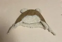 baby GAP ベビー帽子 耳付き ボア ブラウン