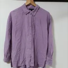 BANANA REPUBLIC パープル 長袖シャツ L