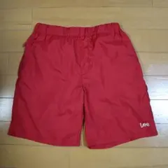Lee キッズ ハーフパンツ レッド