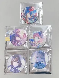 プロセカ グリッター缶バッジ グリ缶 36A ミク リン レン ルカ MEIKO