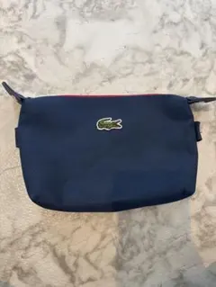 【非売品】タイ国際航空×LACOSTE アメニティポーチ ネイビー 未使用