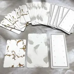 ⑧ハンドメイド ピアス台紙◆30枚