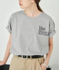 SLOBE IENA スローブイエナ　1ST ETOILE Tシャツ　グレー