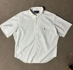 Ralph Lauren Classic Fit 半袖シャツ ホワイト 3Lのサムネイル