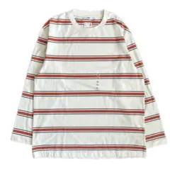 【新品タグ付き/UNIQLO】ボーダー ロンT 綿100%配色◎ サイズXL